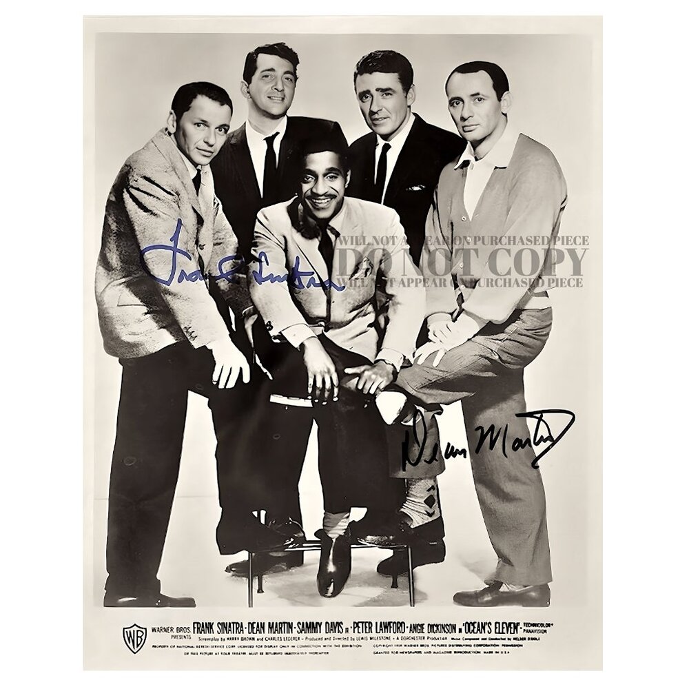 The Rat Pack Photograph 8 X 10 - RARE Group Portrait - Photo - Poster Art Print